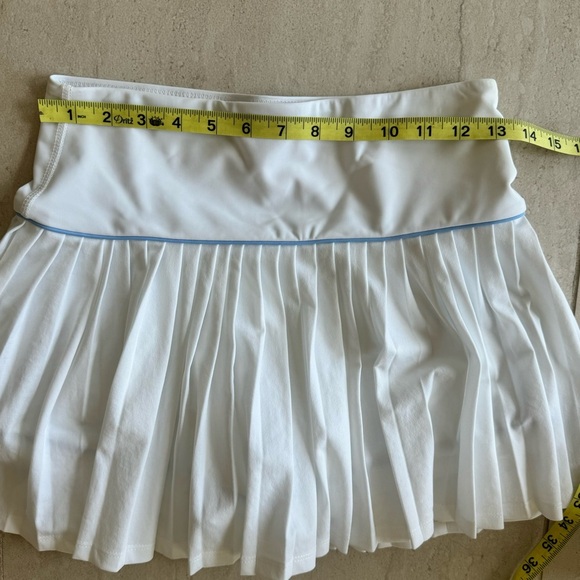 EXEAT England White Coco Tennis Skirt Pleated Size M - Picture 9 of 10